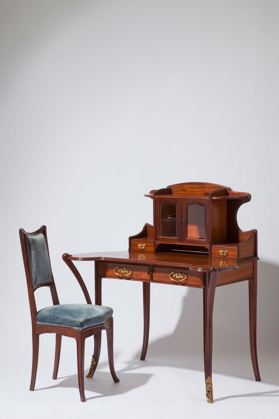 Majorelle Writing Desk and Chair